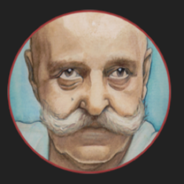 Retrato de George Gurdjieff.